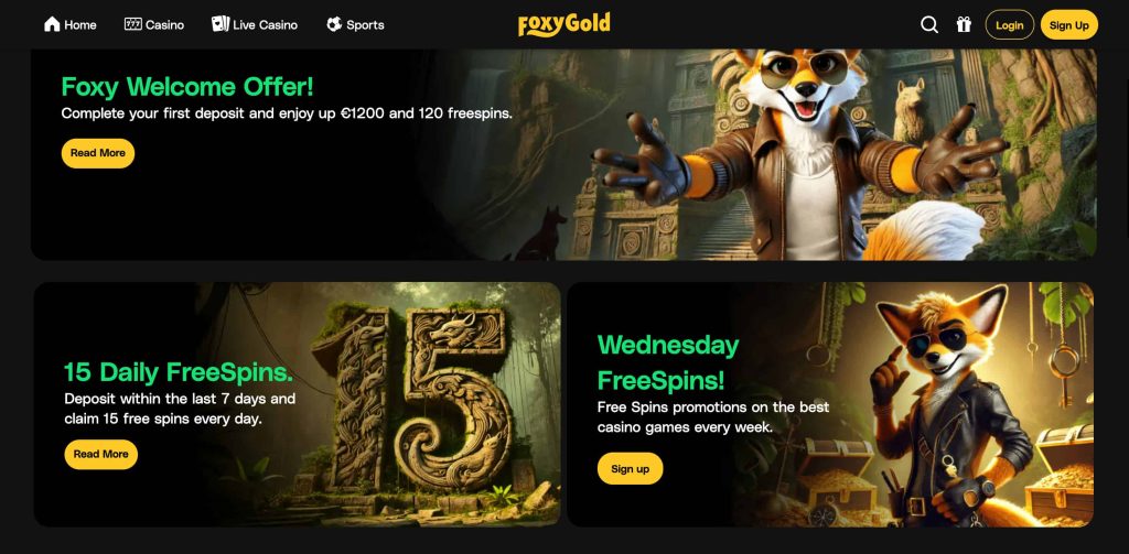 FoxyGold bonussen