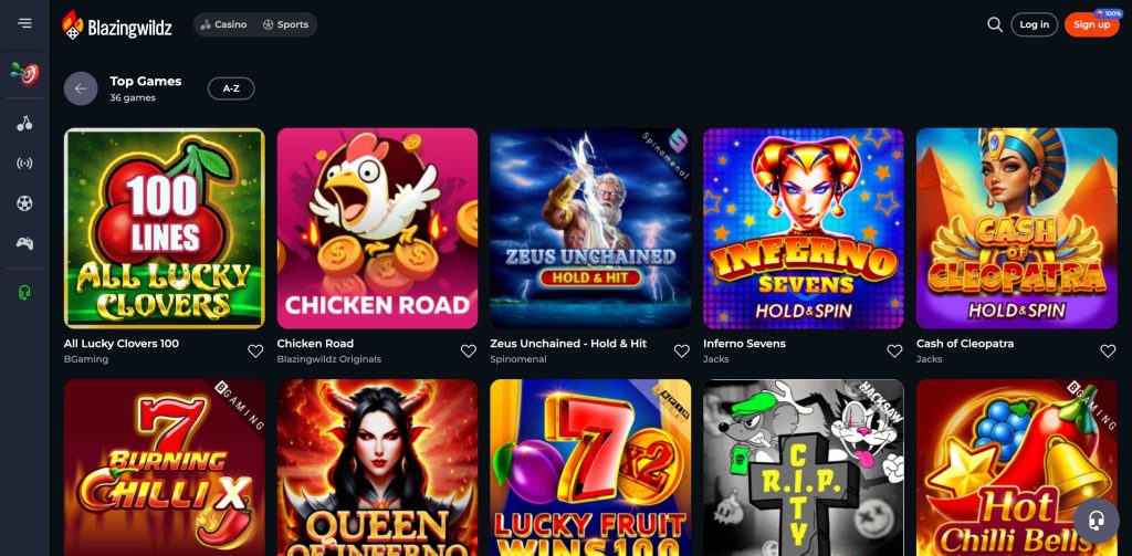 Gokkasten Blazingwildz casino